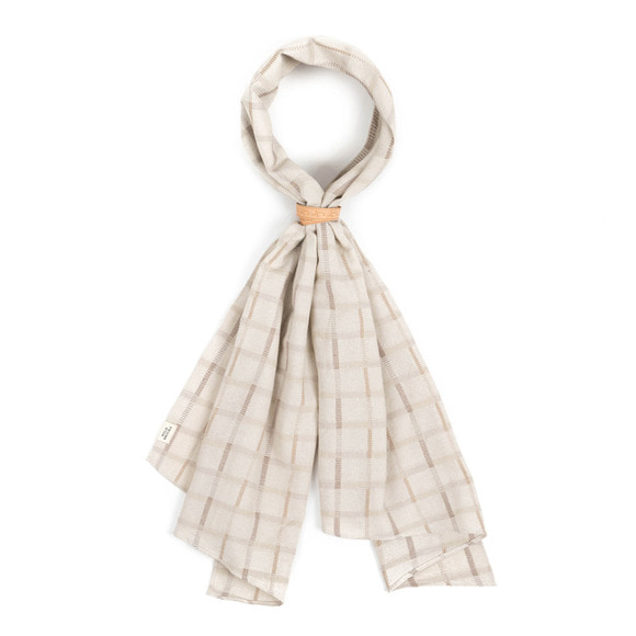 WD PIN SCARF (ivory)